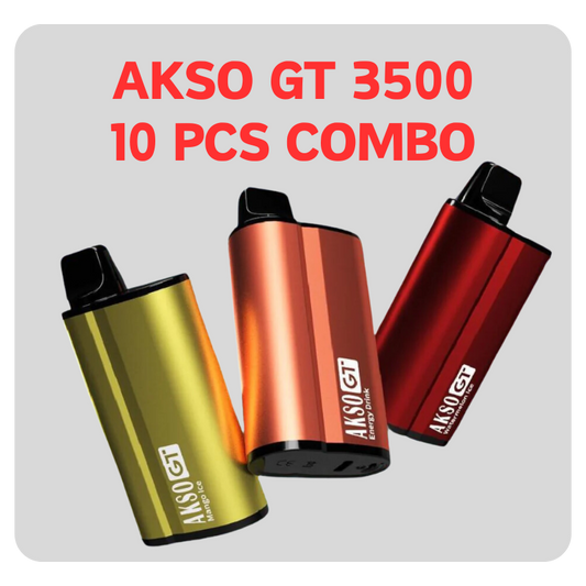 Akso Gt 3500 Puff 10 Pcs Combo - Vape Singapore SG Vape