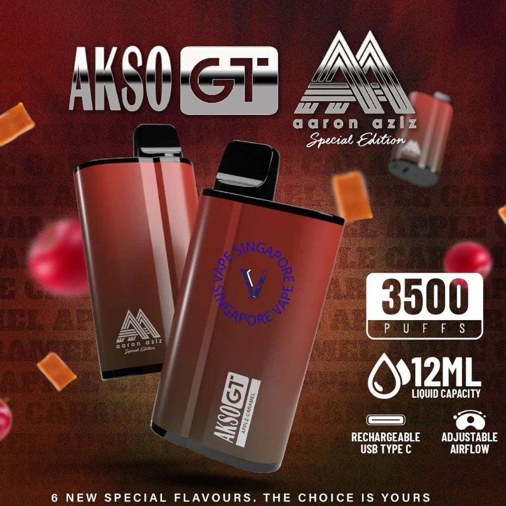 Akso Gt 3500 Puffs (Disposable Vape) - Vape Singapore SG Vape