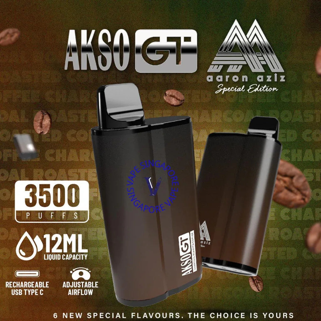 Akso Gt 3500 Puffs (Disposable Vape) - Vape Singapore SG Vape