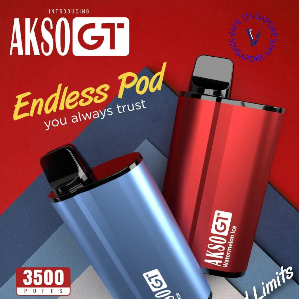 Akso Gt 3500 Puffs (Disposable Vape) - Vape Singapore SG Vape
