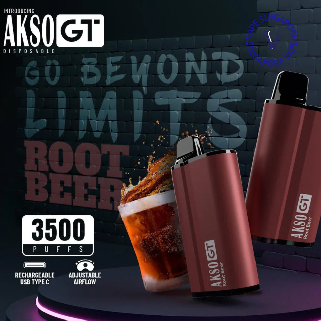 Akso Gt 3500 Puffs (Disposable Vape) - Vape Singapore SG Vape