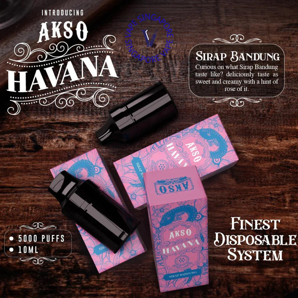 Akso Havana Refill Cartridge (5000 Puff) - Vape Singapore SG Vape