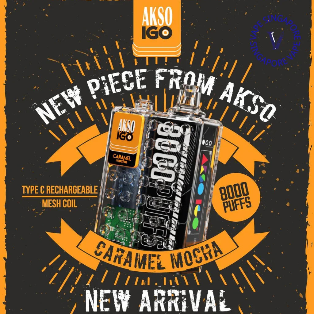 Akso IGO 8000 Puffs Disposable Vape - Vape Singapore SG Vape
