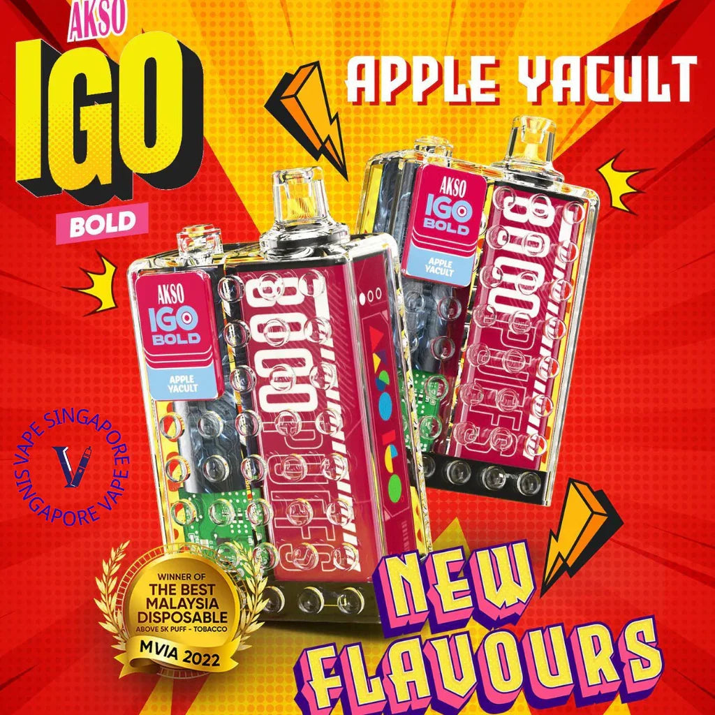Akso IGO 8000 Puffs Disposable Vape - Vape Singapore SG Vape
