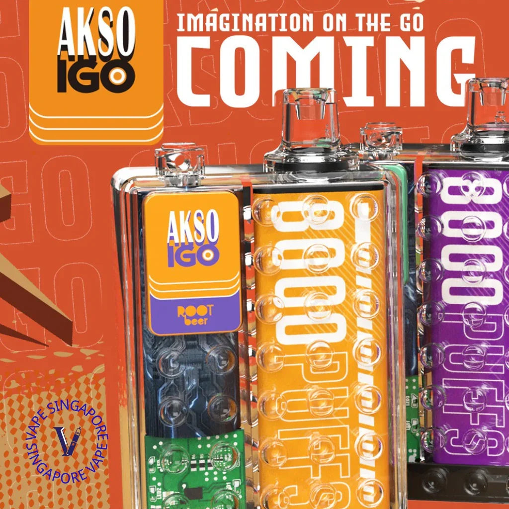 Akso IGO 8000 Puffs Disposable Vape - Vape Singapore SG Vape