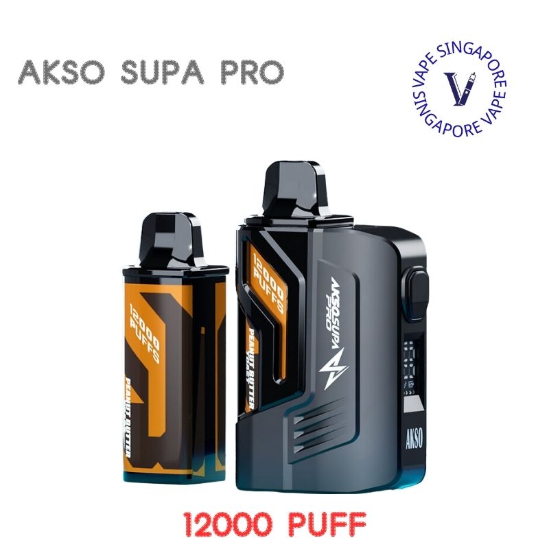 Akso Supa Pro Kit 12000 Puff - Vape Singapore SG Vape