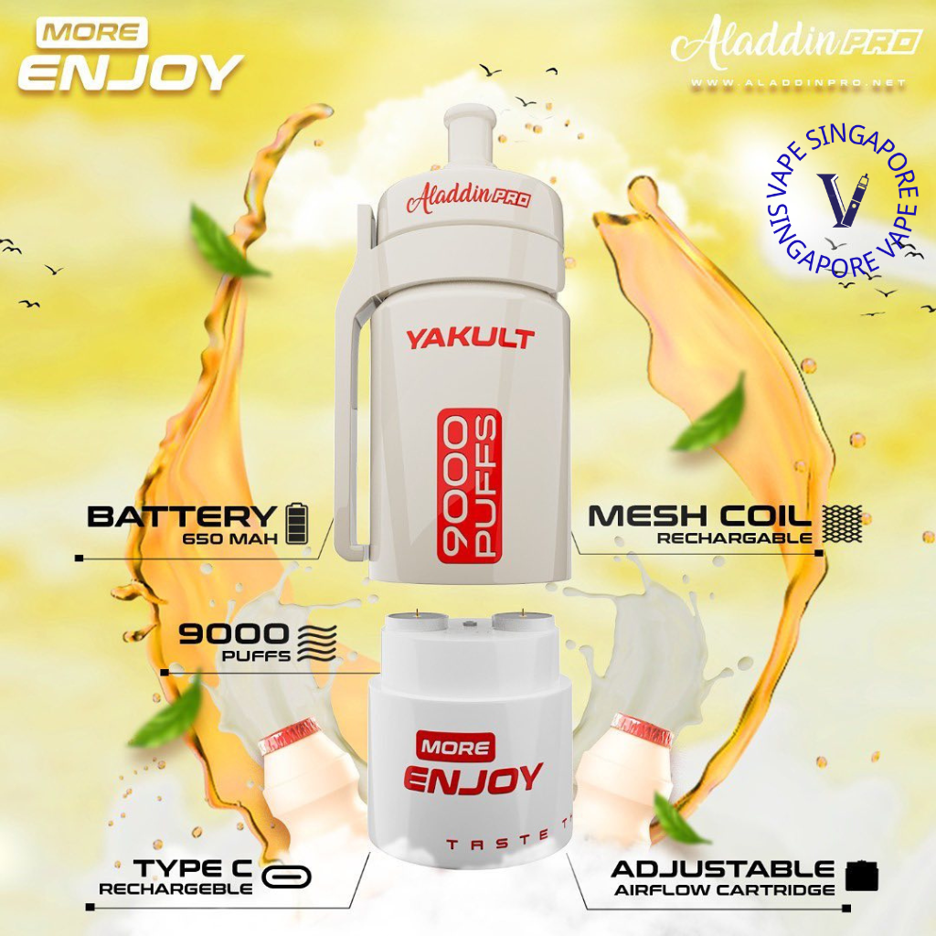 Aladdin Pro 9000 Puff Refill Pod Only - Vape Singapore SG Vape