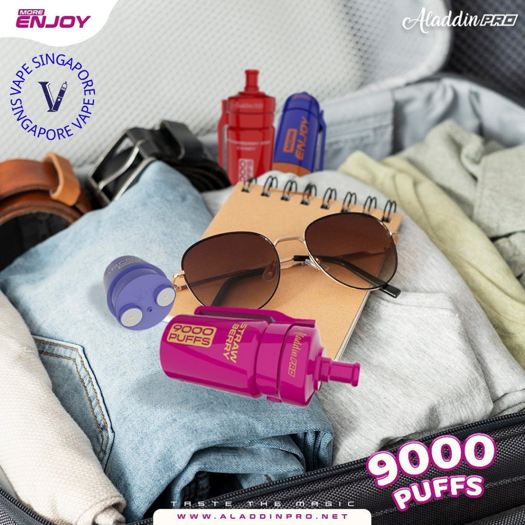 Aladdin Pro More Enjoy 9000 Puff Vape - Vape Singapore SG Vape
