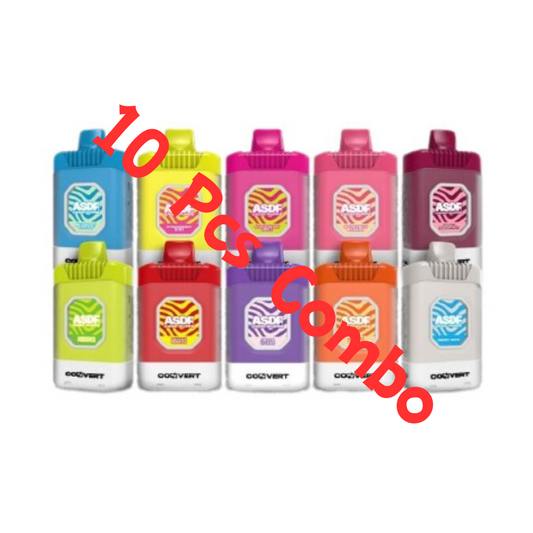 ASDF Convert 10,000 puff 10 Pcs Combo - Vape Singapore SG Vape