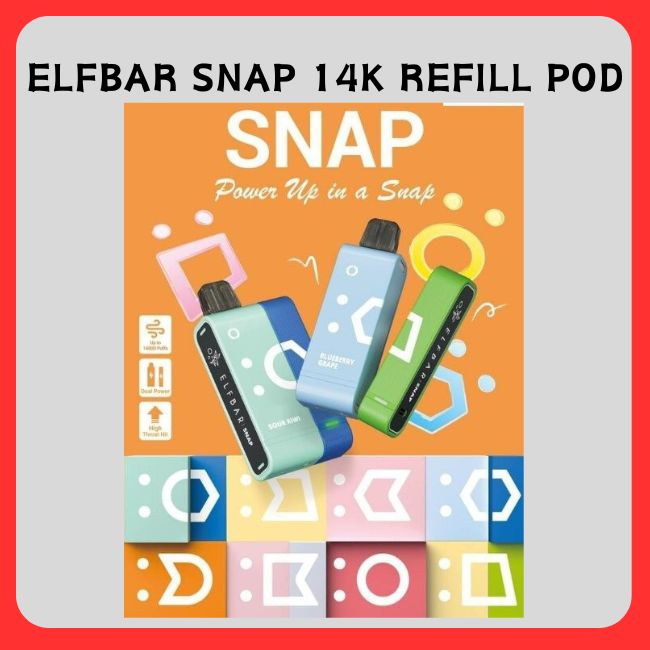 Elfbar Snap 14k Puff Refill Pod - Vape Singapore SG Vape