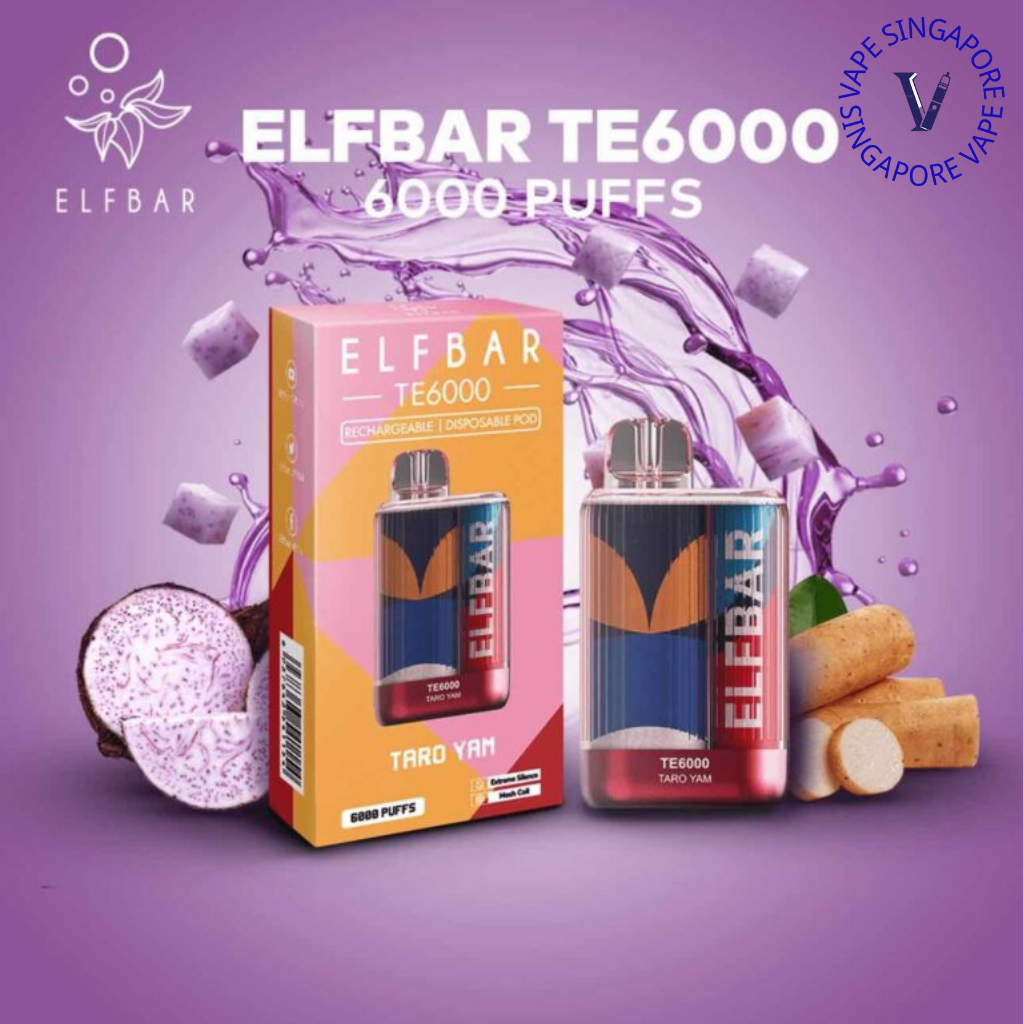 Elf Bar TE 6000 Puff (Elf Bar BC) - Vape Singapore SG Vape