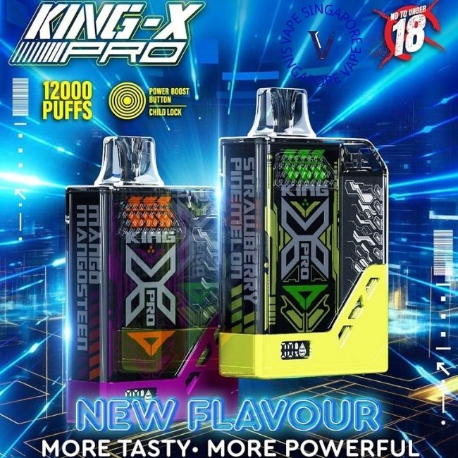 King X Pro 12000 Puff - Vape Singapore SG Vape