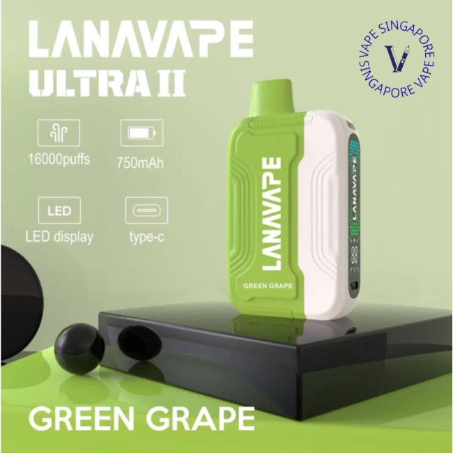Lana Ultra II 16000 Puff (Starter Kit Set With Cartridge) - Vape Singapore SG Vape