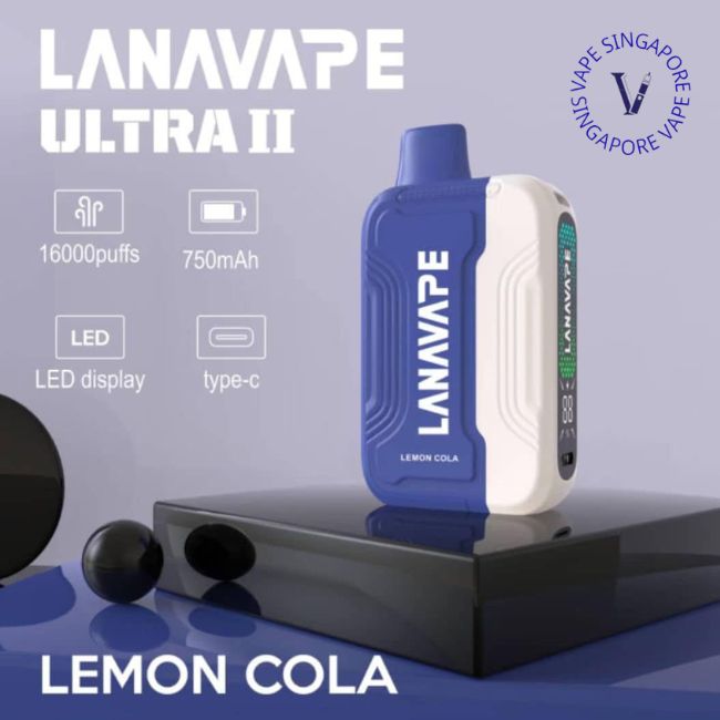 Lana Ultra II 16000 Puff (Starter Kit Set With Cartridge) - Vape Singapore SG Vape