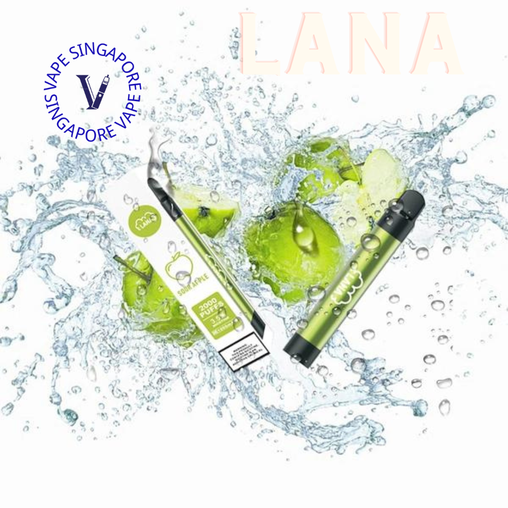 Lana Pen 2000 puff Non disposable vape - Vape Singapore SG Vape