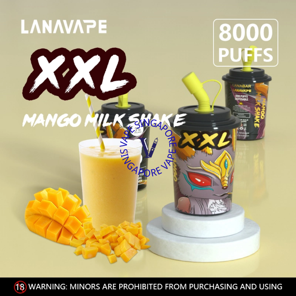 Lana Bar XXL 8000 puff disposable vape - Vape Singapore SG Vape
