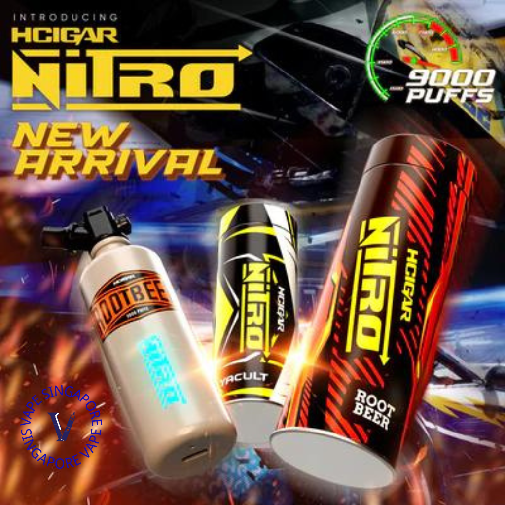 Hcigar Nitro 9000 Puff Disposable Vape - Vape Singapore SG Vape