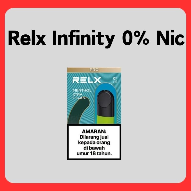 Relx Infinity Pod 0% Nic - 3pcs - Vape Singapore SG Vape