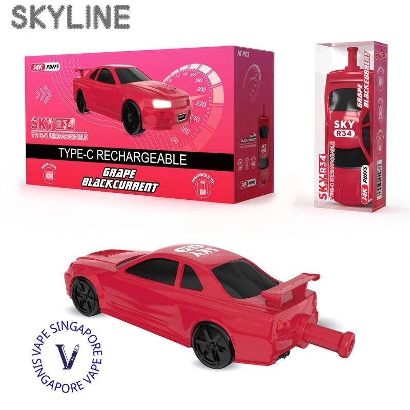 Skyline GTR 34 14000 Puff - Vape Singapore SG Vape