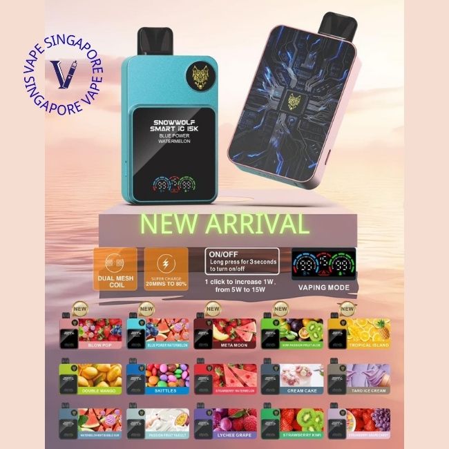 Snowwolf Smart IC 15000 Puff - Vape Singapore SG Vape