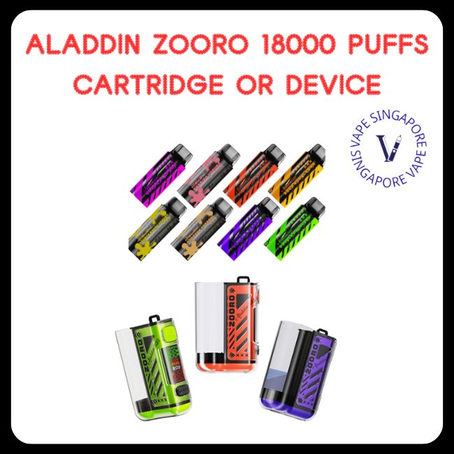 Aladdin Zooro 18000 Puffs - Vape Singapore SG Vape