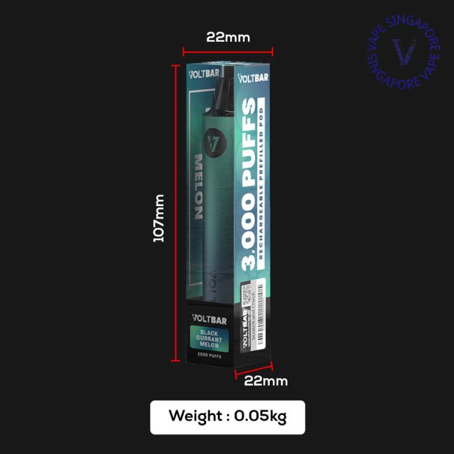 Voltbar 3000 Puffs - Vape Singapore SG Vape