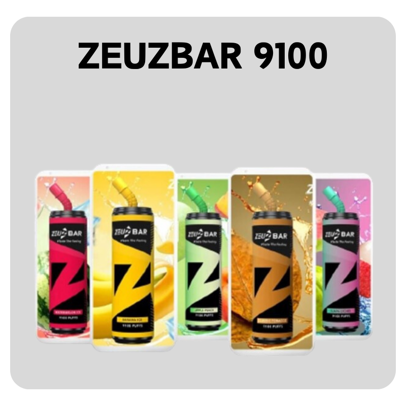 Zeuz Bar 9100 puff disposable vape - Vape Singapore SG Vape