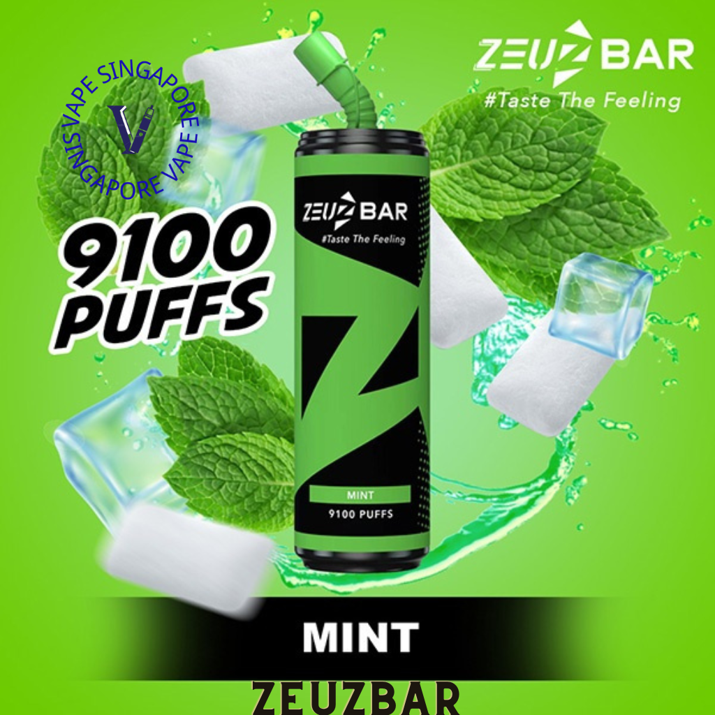 Zeuz Bar 9100 puff disposable vape - Vape Singapore SG Vape